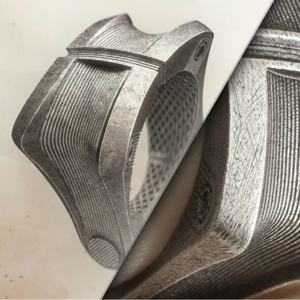 Mens Silver Ring - Dune/ Sci Fi inspired size 12 3/4 - Picture 5 of 5